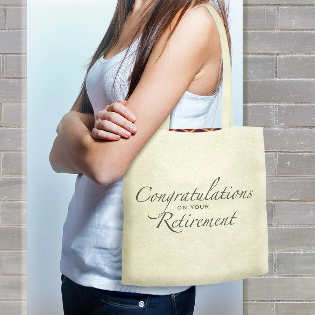 Speedy Pros Canvas Tote Bag for Women Congratulations on Your Retirement Retire Beach Bags for Women