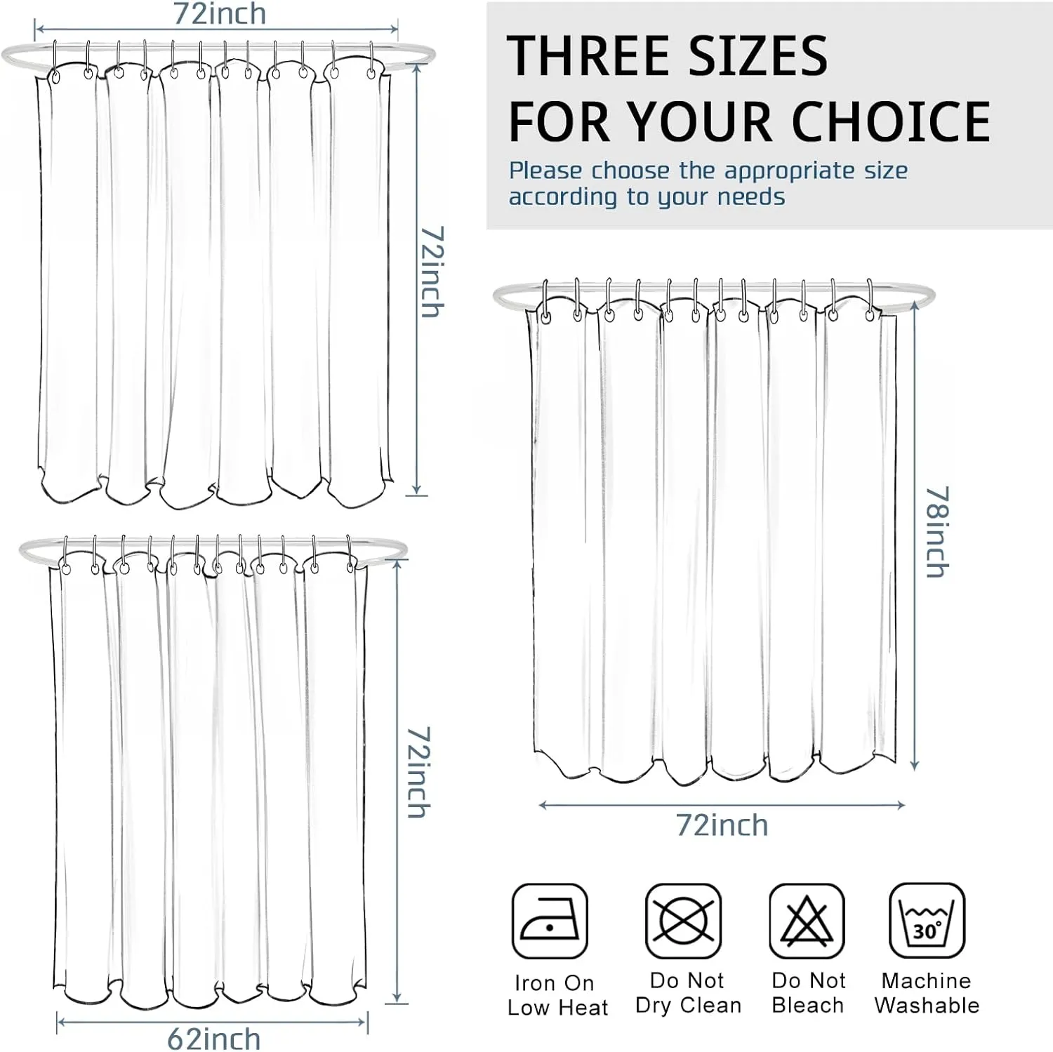 Spring Country Barn Door Shower Curtain Set, Farmhouse Style Wooden Flower Shower Curtain Rustic Floral Bathroom Decor Polyester Fabric-72" x 72"