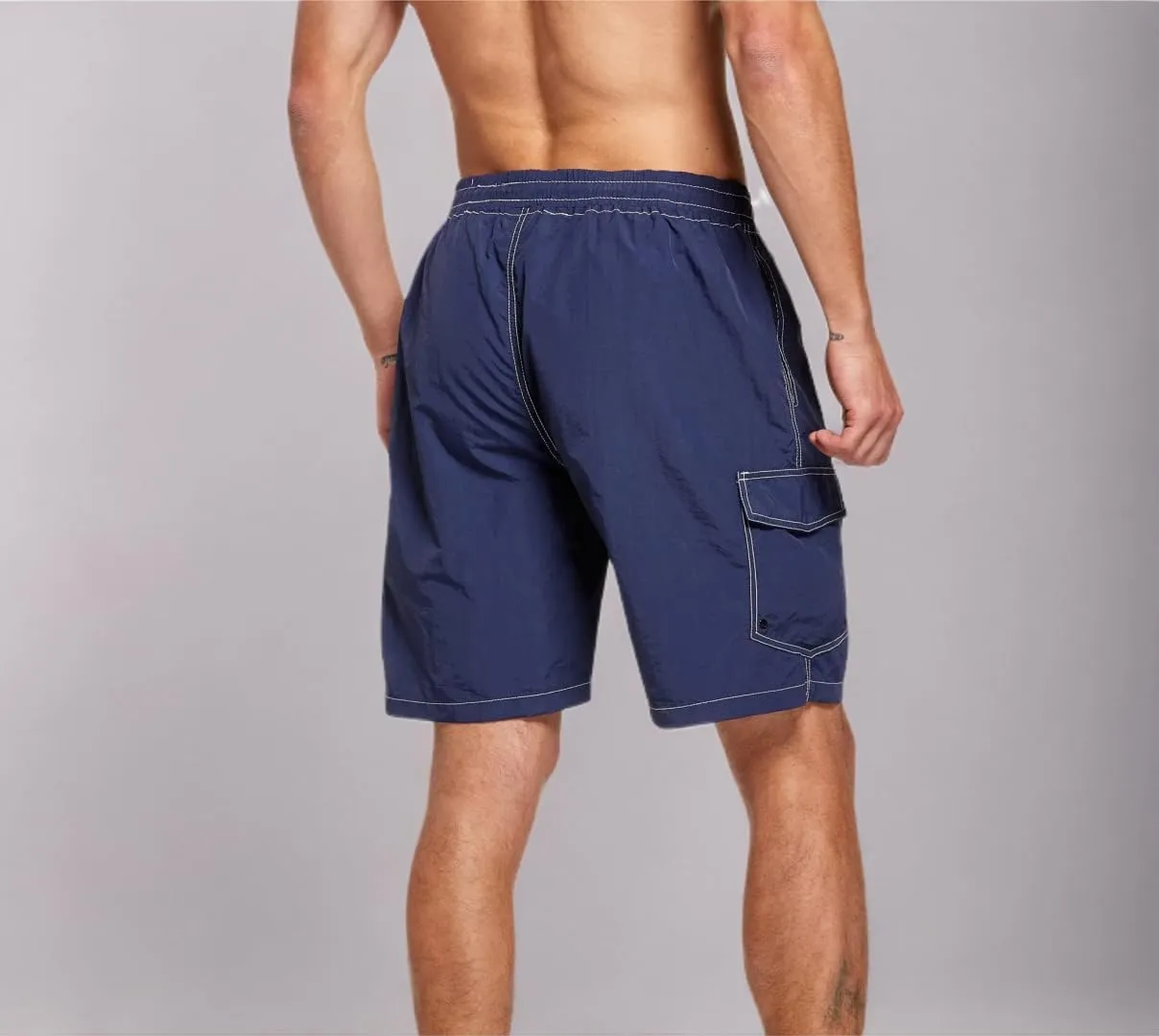 STICKON Mens Swim Trunks Quick Dry Summer Beach Shorts Board Shorts with Pockets