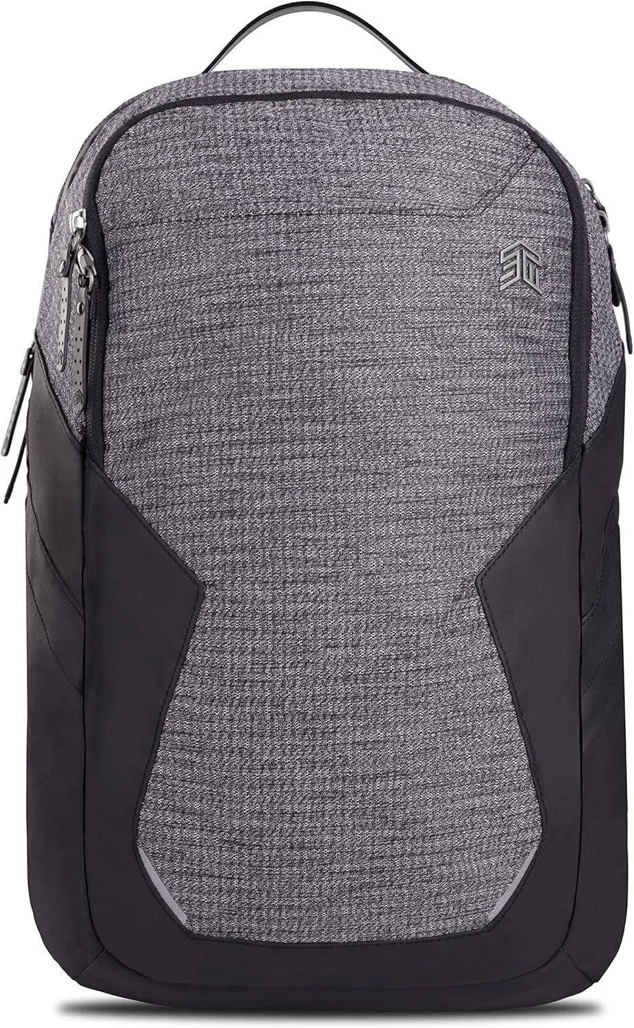 STM Myth 28L Backpack - Durable, Stylish, and Laptop Backpack for Men and Women with Pockets - Fits 15" Laptop and 16" MacBook Pro with Laptop Protection - Granite Black (stm-117-187P-01)