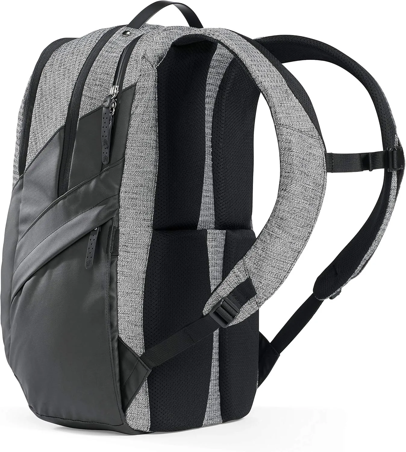 STM Myth 28L Backpack - Durable, Stylish, and Laptop Backpack for Men and Women with Pockets - Fits 15" Laptop and 16" MacBook Pro with Laptop Protection - Granite Black (stm-117-187P-01)