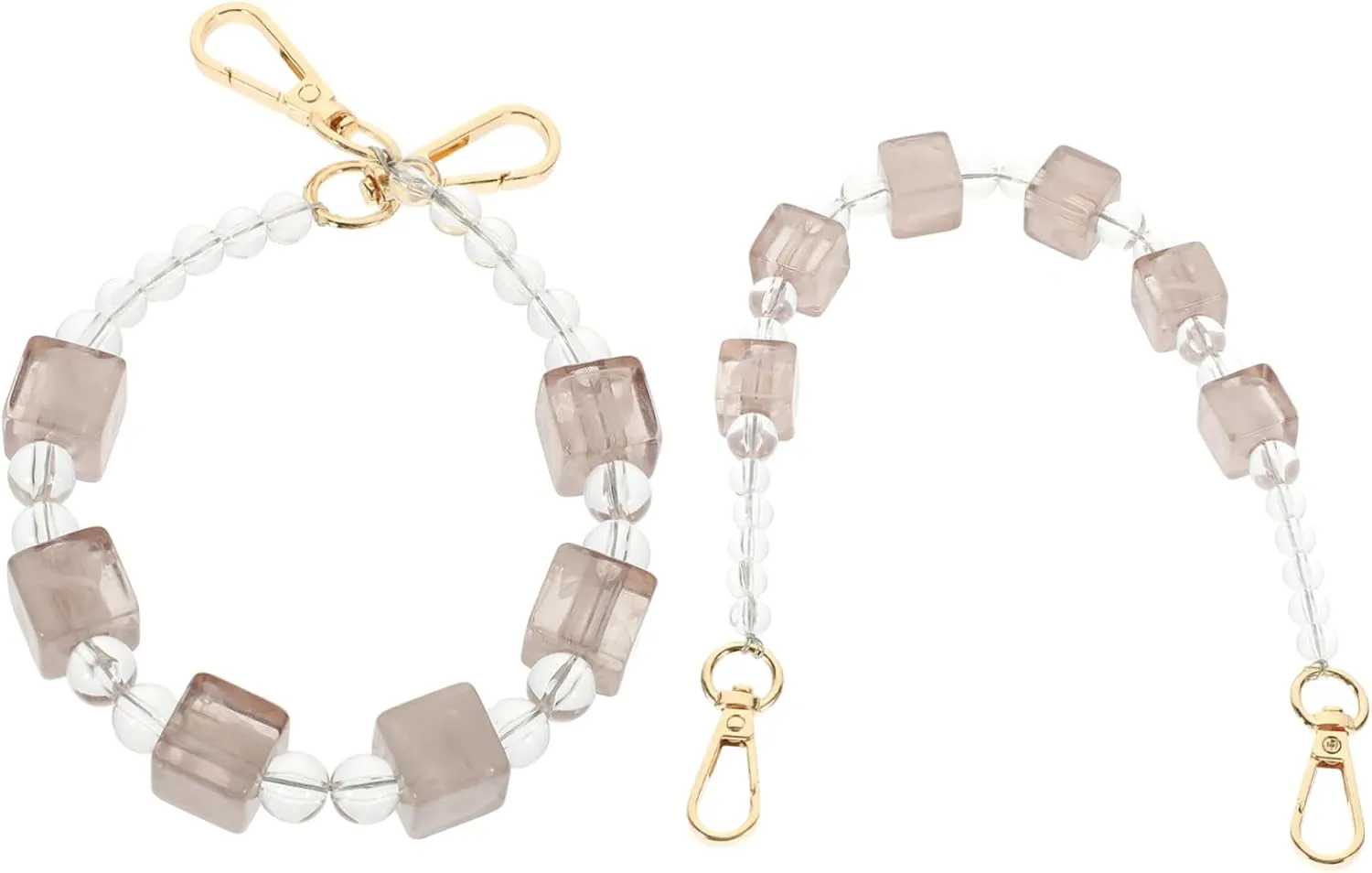 STOBOK Removable Bag Chain Retro Classic Clutch Bag Chain Acrylic Chain Handbag Strap Multi-use Purse