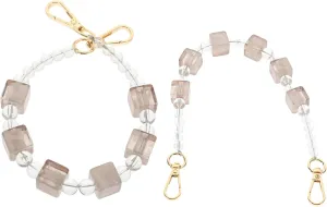 STOBOK Removable Bag Chain Retro Classic Clutch Bag Chain Acrylic Chain Handbag Strap Multi-use Purse