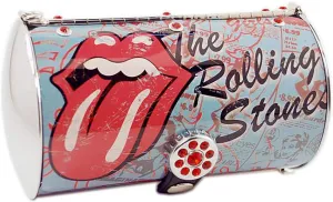 Stone Metal Cylinder Tote Bag 6 1/4" x 4" x 4"