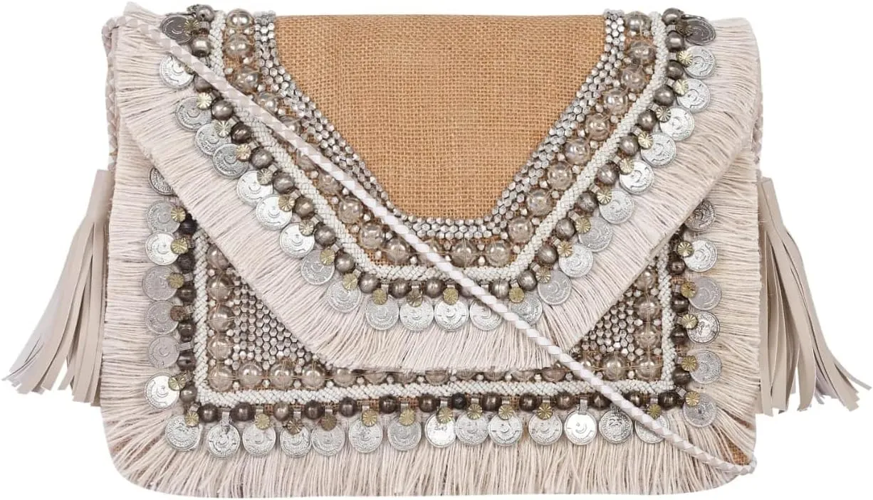 Straw Crossbody Bag Straw Shoulder Bag Straw Clutch Women Hand-embroidered clutch Summer Beach Envelope Purse