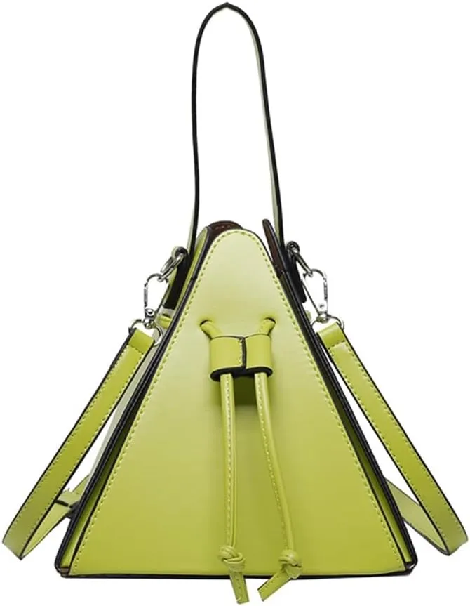 Stylish PU Triangle Shoulder Bag for Women Versatile and Crossbody Bags Handbag