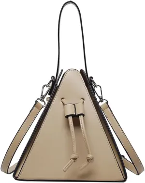 Stylish PU Triangle Shoulder Bag for Women Versatile and Crossbody Bags Handbag