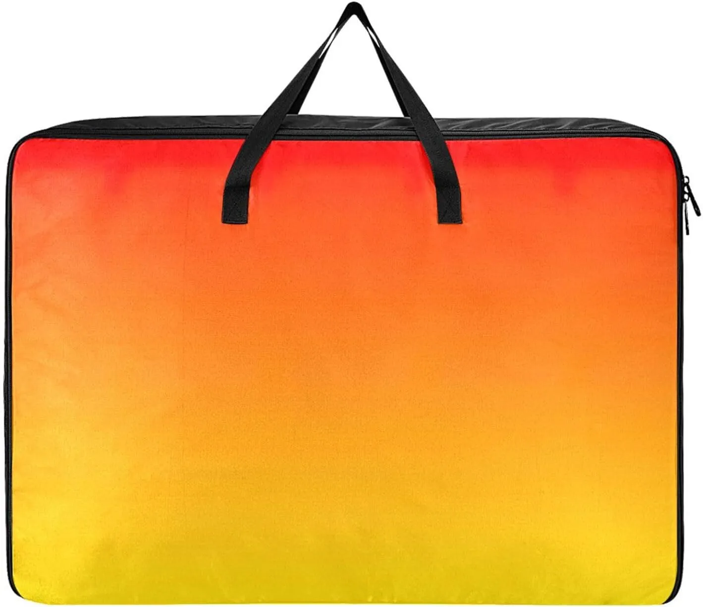 Sunset Gradient Storage Bags, 27.5x19.7x11 In, Garment Storage Organizer Travel Cargo Duffel Bags Storage Organizer for Clothes, Bedding, Comforter