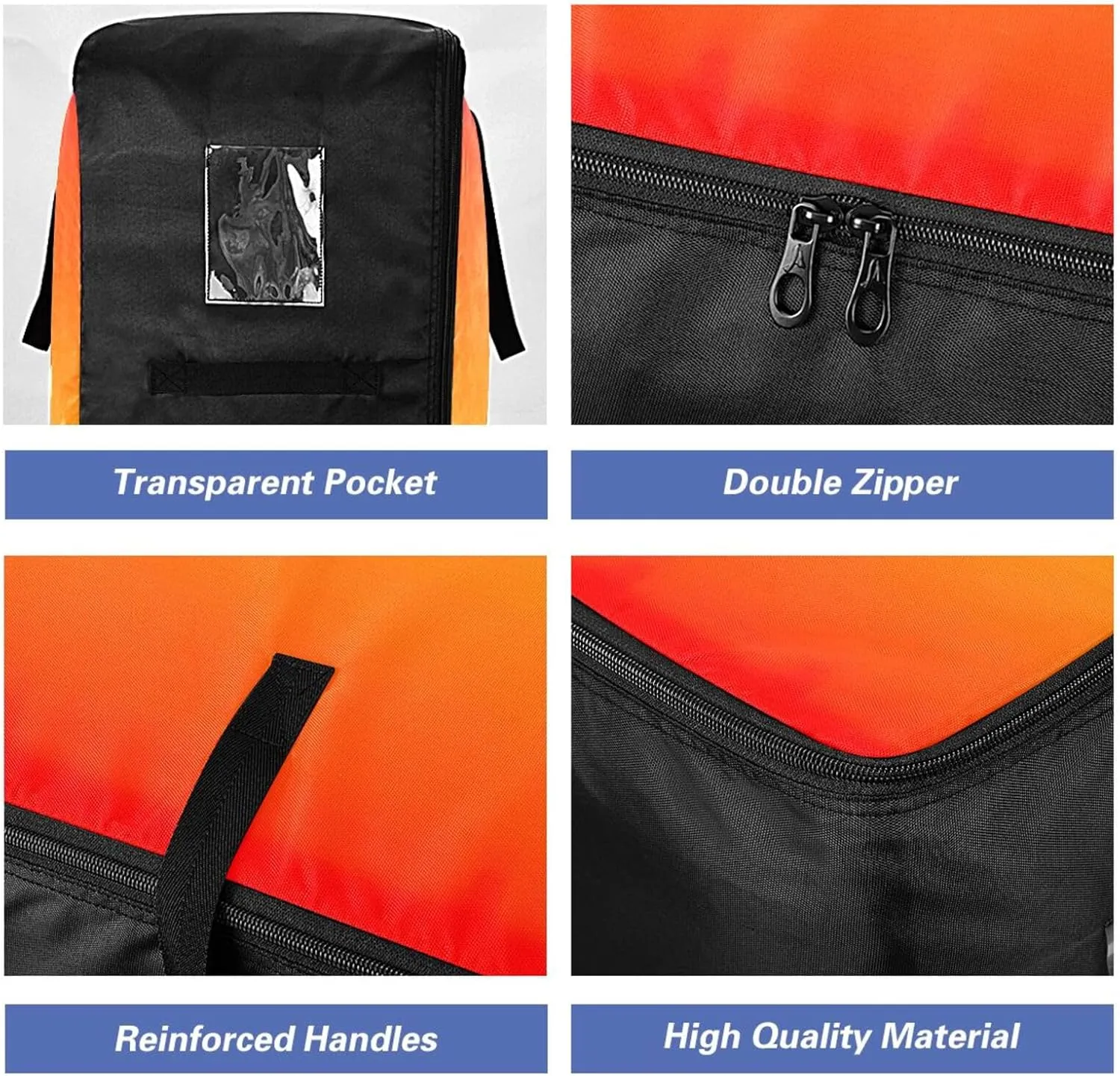 Sunset Gradient Storage Bags, 27.5x19.7x11 In, Garment Storage Organizer Travel Cargo Duffel Bags Storage Organizer for Clothes, Bedding, Comforter