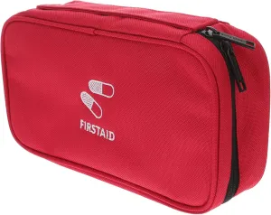 Survival Medical Kit Container Portable Oxford Pouch for Outdoor Travel Adventure Workplace School and Home