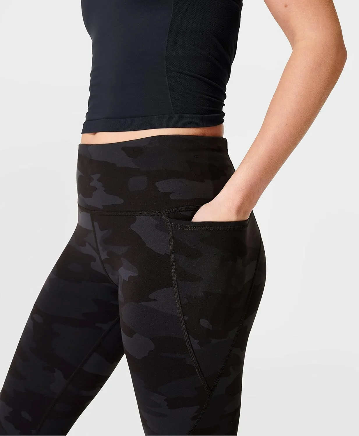 Sweaty Betty Womens Power 7/8 Workout Leggings with Side Pockets