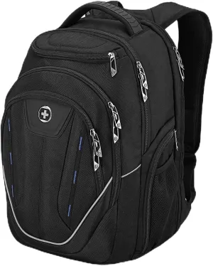 Swissdigital Design TSA Business Laptop Backpack For Men,Travel Backpack With USB Charging Port,College Tech Backpacks With RFID Pockets Presents For Men Fits 15.6 Inch Computer | TERABYTE