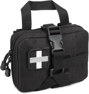 Tactical EMT Pouch, Rip Away Molle Medical Pouches IFAK Tear-Away First Aid Kit Emergency Survival Bag for Travel Outdoor Hiking
