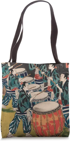 Taiko Drumming Japanese Culture Japan Drum Music Instrument Tote Bag