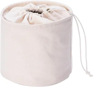 Tall Purse Organizer Insert Womens Canvas Round Handbag Organizer Storage,Handbag Purse Organizer Round Cosmetic Pouch Bag Bucket Makeup Bag