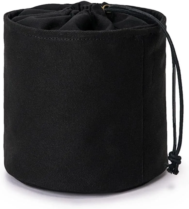 Tall Purse Organizer Insert Womens Canvas Round Handbag Organizer Storage,Handbag Purse Organizer Round Cosmetic Pouch Bag Bucket Makeup Bag