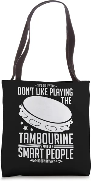 Tambourine Instrument Drum Player Music Beginner Lesson Tote Bag