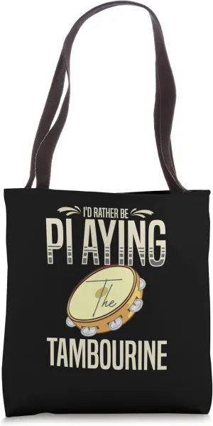 Tambourine Instrument Drum Player Music Beginner Lesson Tote Bag