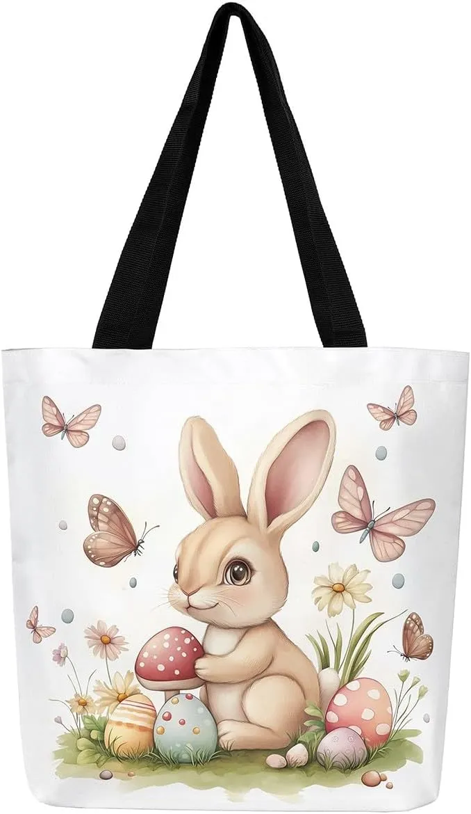 Teal Truck Canvas Tote Bag,Daisy Flowers Tote Bag,Vintage Farmhouse Shopping Grocery Bags,Blue Truck Shoulder Bag