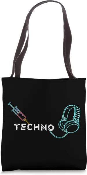 Techno And House BPM Addict Electro Acid Trance Hard Dubstep Tote Bag