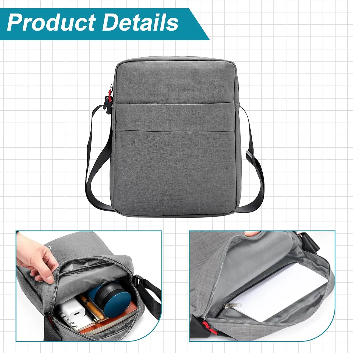 Teenage Engineering K.O.II Soft Bag, Splashproof Protective Pouch for EP-133 K.O II Sampler, Synthesizer, Drum Machine Pocket Adjustable Backpack (Grey)