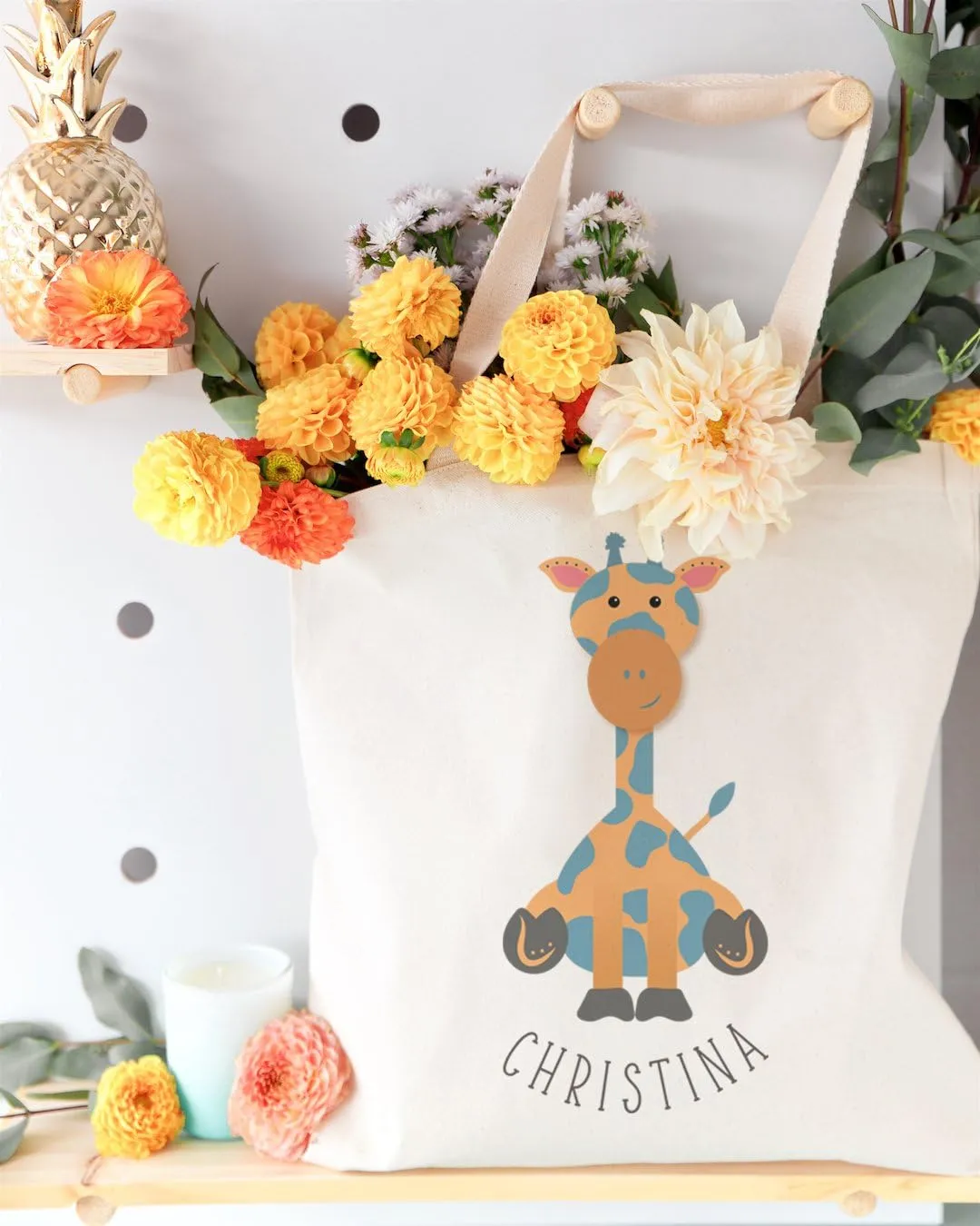 The Cotton & Canvas Co. Animal Tote and Handbag for Kids, Teens and Adults
