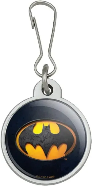 The Flash Batman Logo Jacket Handbag Purse Luggage Backpack Zipper Pull Charm