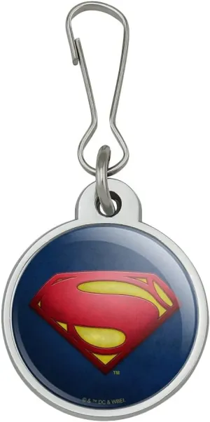 The Flash Supergirl Logo Jacket Handbag Purse Luggage Backpack Zipper Pull Charm
