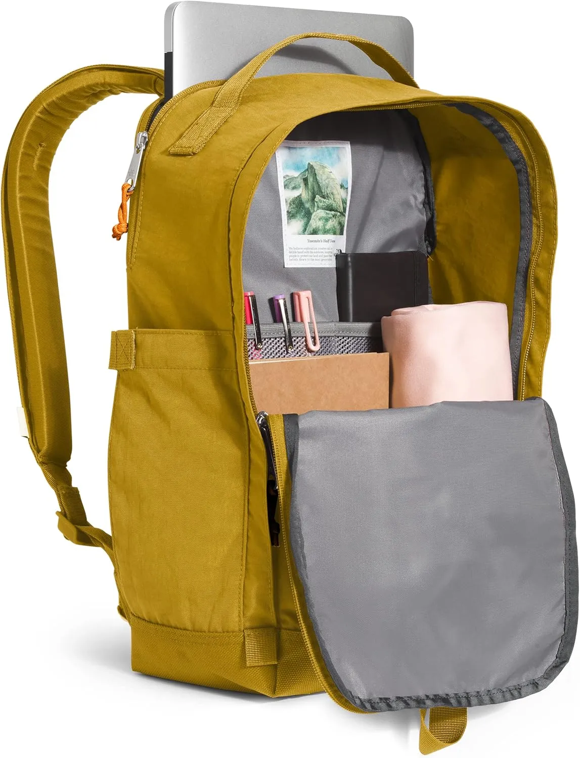 The North Face Berkeley Daypack, Mineral Gold/Cone Orange, One Size