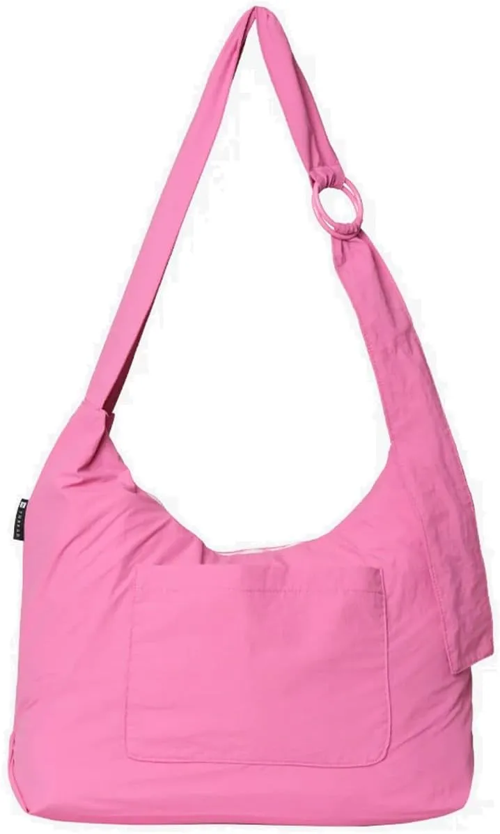 Thread Wallets Mini Slouchy Bag for Women - Crescent Sling Purse with Adjustable Strap & Zip Pocket, Unstructured & Foldable
