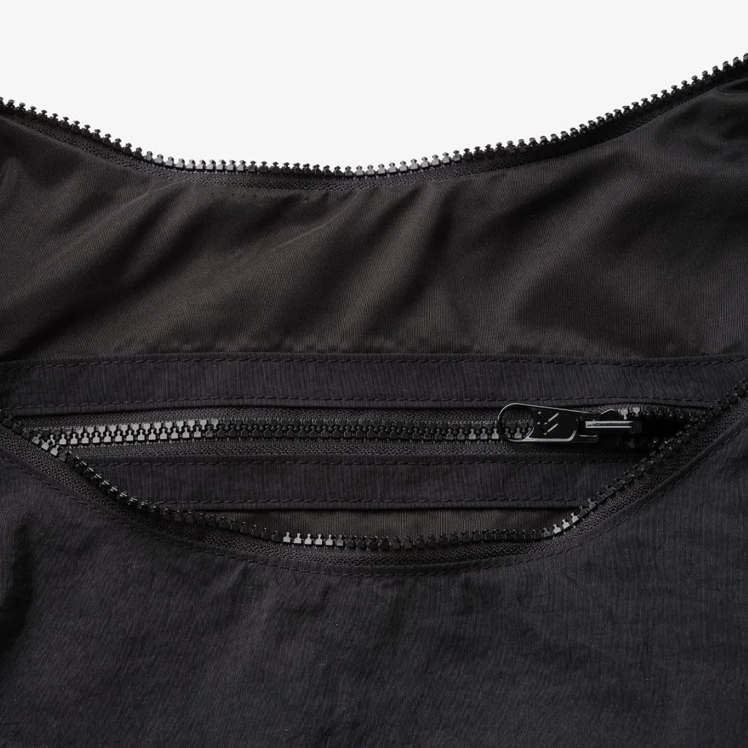 Thread Wallets Mini Slouchy Bag for Women - Crescent Sling Purse with Adjustable Strap & Zip Pocket, Unstructured & Foldable