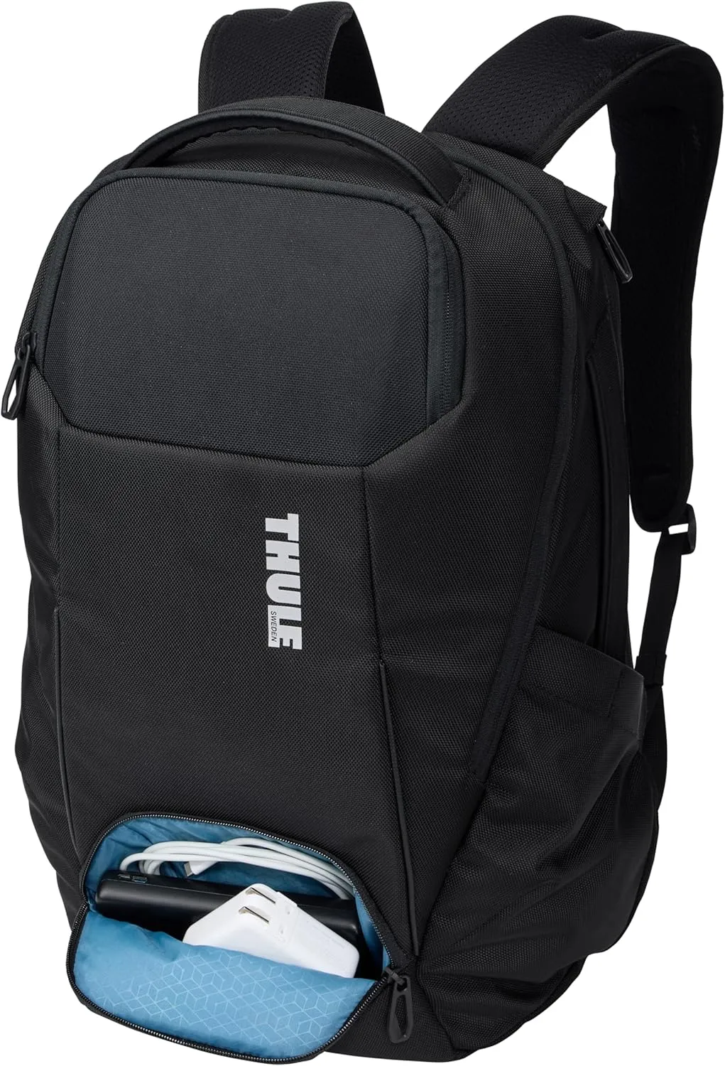 Thule Accent Laptop Backpack New - Fits MacBook - Hardshell Protective Compartment - Quick Access Front Pocket - Side Zipper Pocket - 100% Recycled Fabric - Hidden Back Pocket