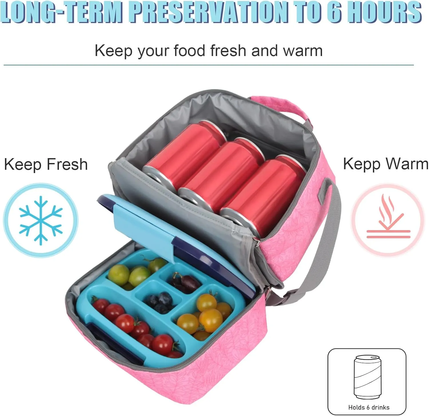 Tilami Rolling Backpack & Lunch bag for Kids 19 Inch Wheeled Bookbag for Boys & Girls for School & Travel,Giraffe pink