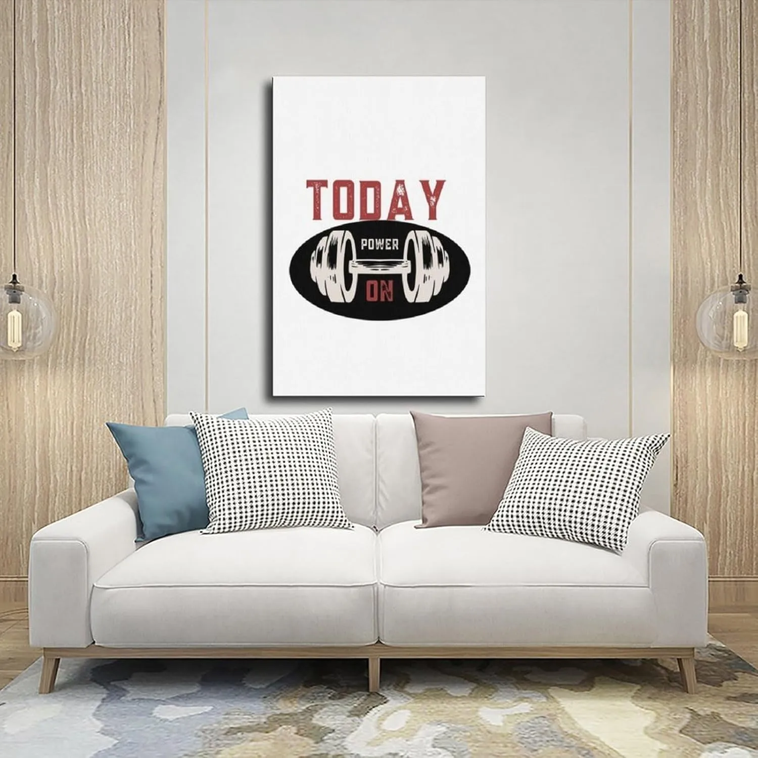 Today Power On, Sticker, Mug, PhoneSkins, Duffle Bags Canvas Print Canvas Poster Bedroom Decor Landscape Office Room Decor Gift Unframe: Unframe:20x30inch(50x75cm)