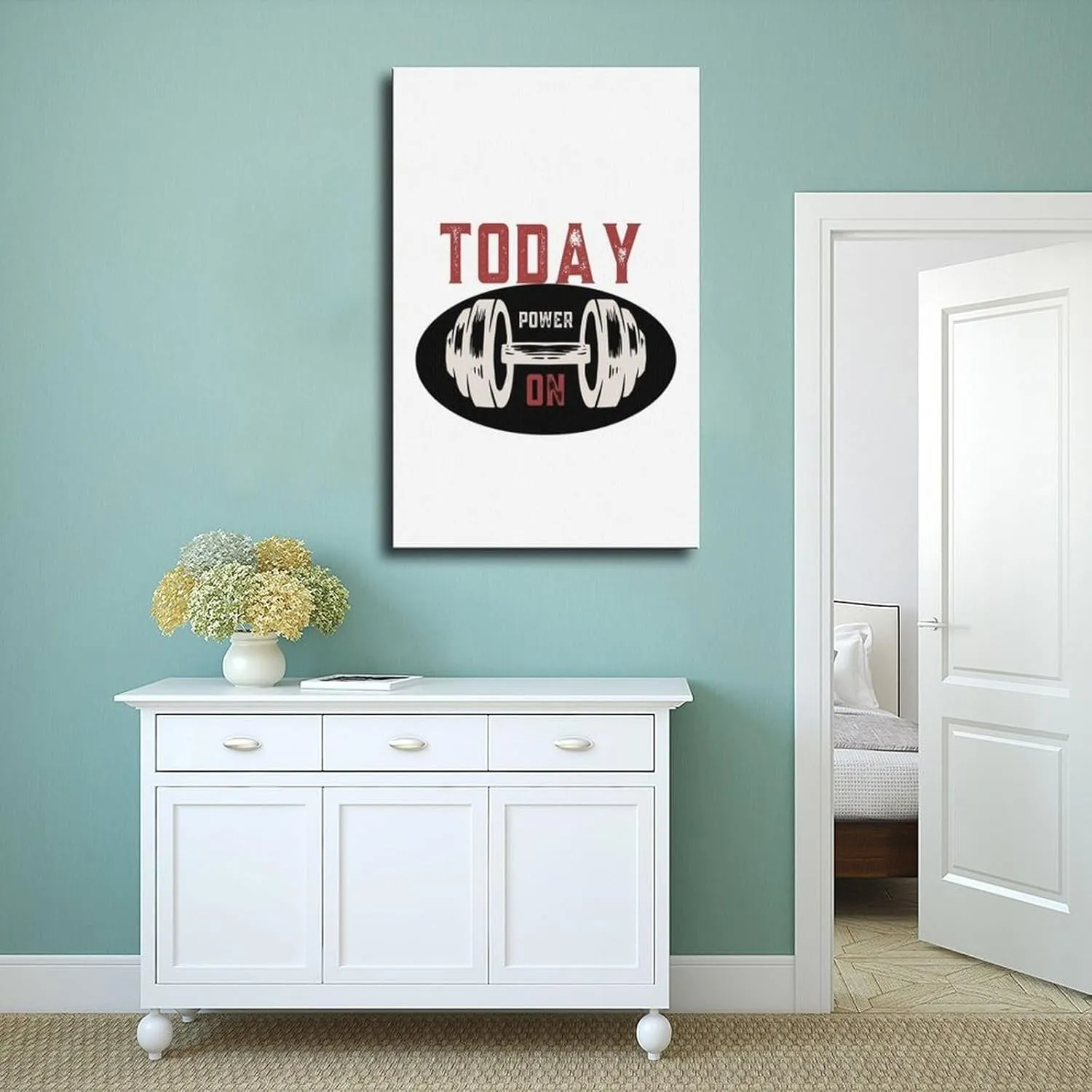 Today Power On, Sticker, Mug, PhoneSkins, Duffle Bags Canvas Print Canvas Poster Bedroom Decor Landscape Office Room Decor Gift Unframe: Unframe:20x30inch(50x75cm)