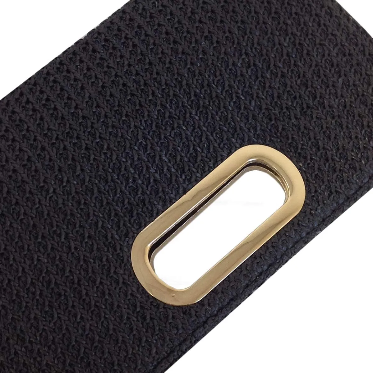 Top Handle Straw Clutch