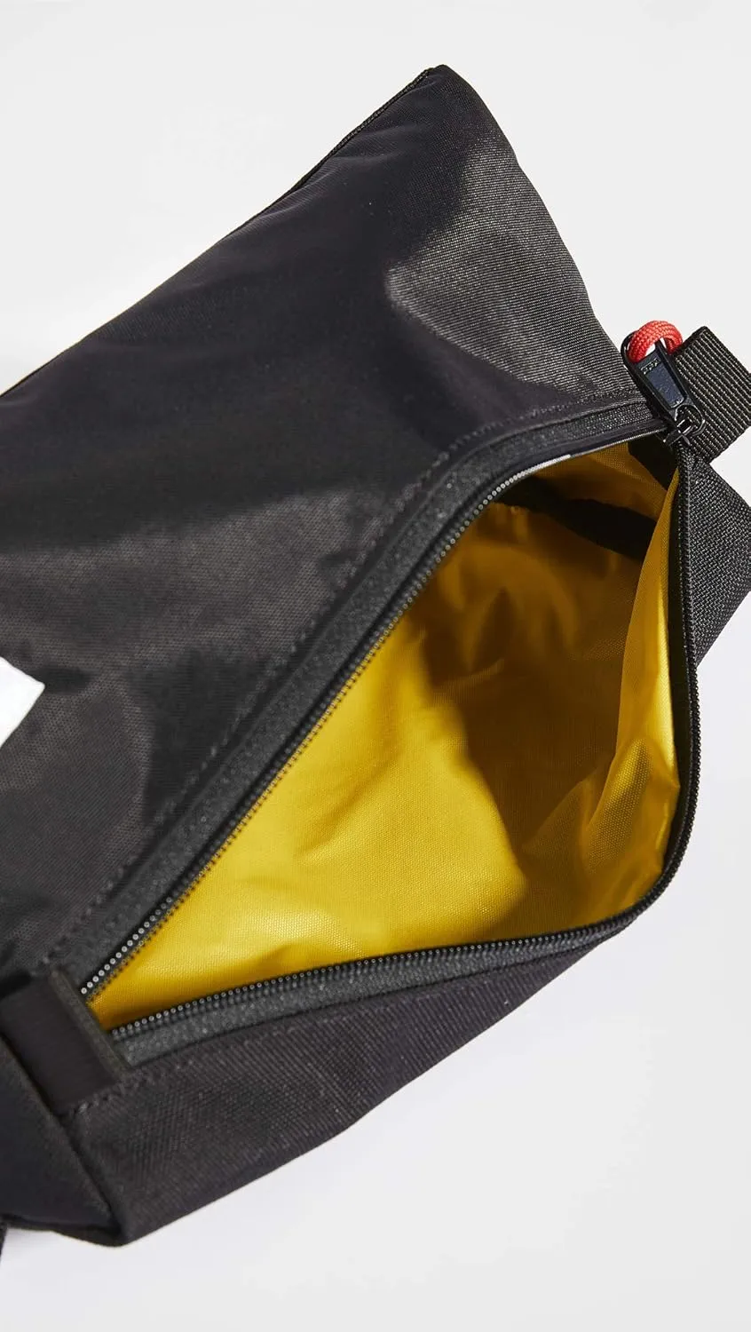 Topo Designs Dopp Kit - Travel Bag for Personal Care Essentials, Self Standing Shape, Fully Lined, Recycled Nylon (Black/Black)