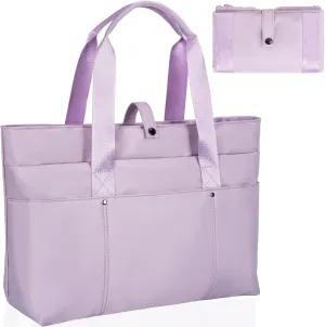 TORIBIO Tote Bag for Women, Foldable Large Tote Bag Shoulder Bag Handbag Utility Tote for Travel, Work