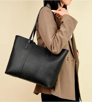 Tote Bag Faux Leather for Women Top Handle Satchel Purse