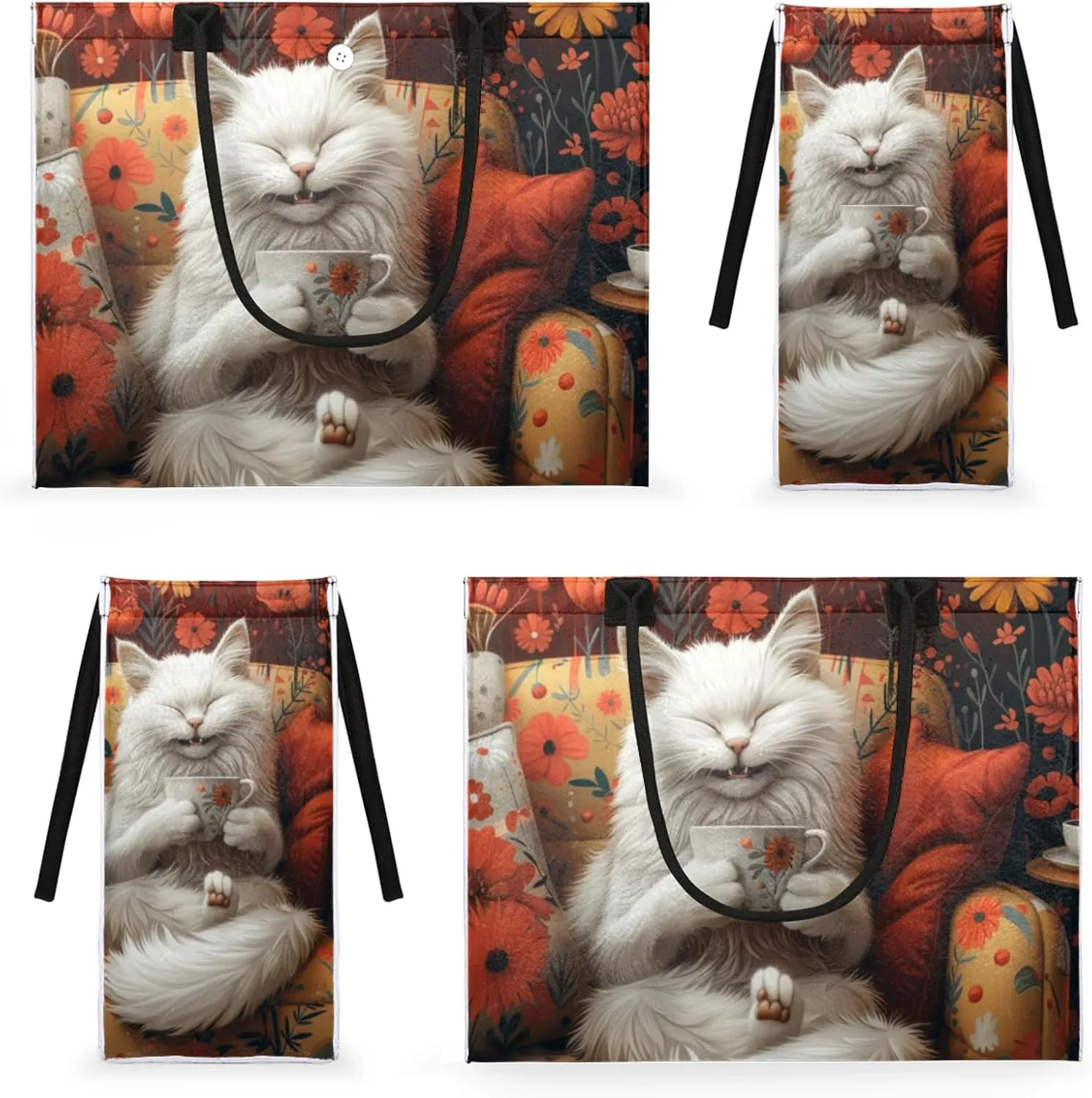 Tote Bag for Women Reusable Canvas Shoulder Bag