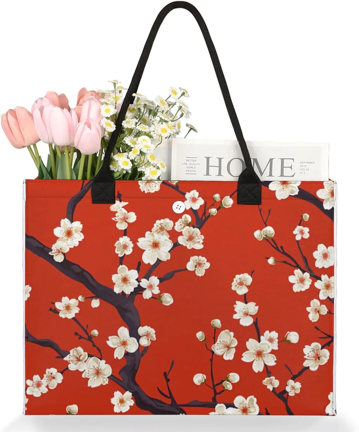 Tote Bag for Women Reusable Canvas Shoulder Bag