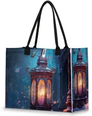 Tote Bag for Women Reusable Canvas Shoulder Bag