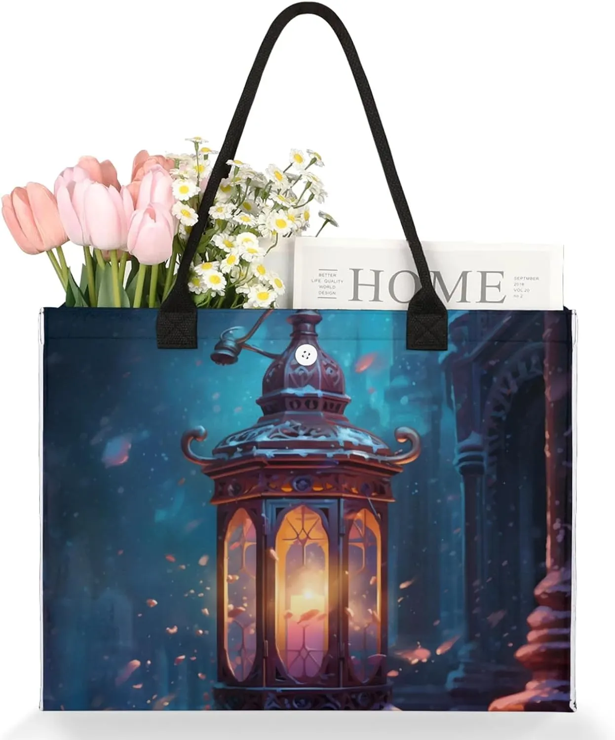 Tote Bag for Women Reusable Canvas Shoulder Bag