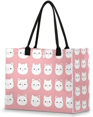 Tote Bag for Women Reusable Canvas Shoulder Bag