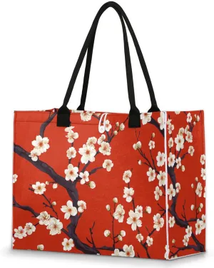 Tote Bag for Women Reusable Canvas Shoulder Bag