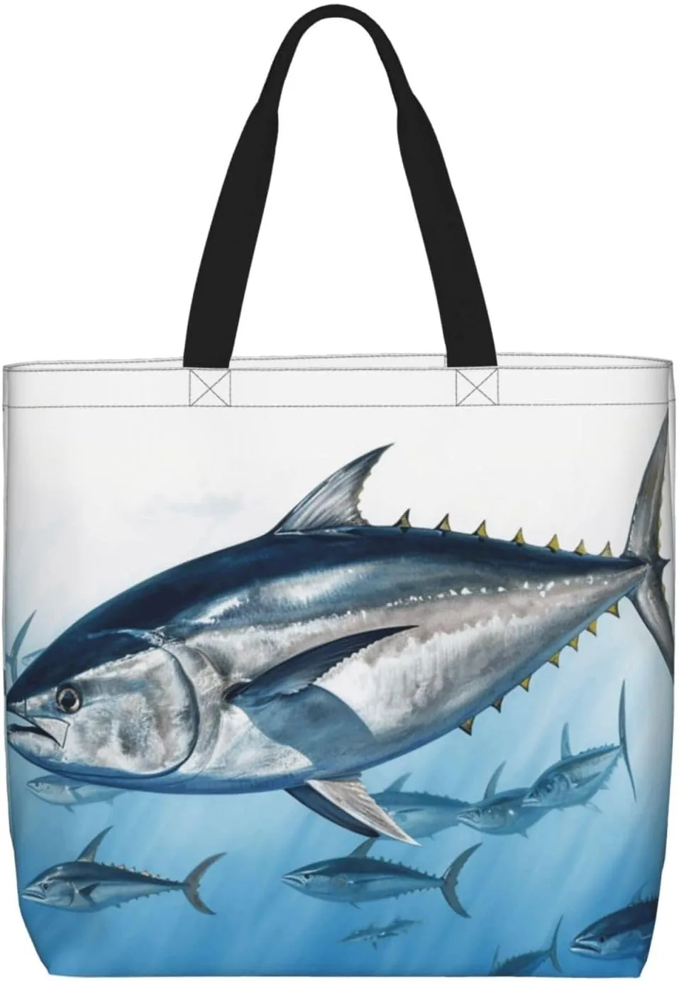 Tote Bag for Women Reusable Grocery Bags Boho Elephant Tote Bag with Inner Pocket Travel Tote for Shopping
