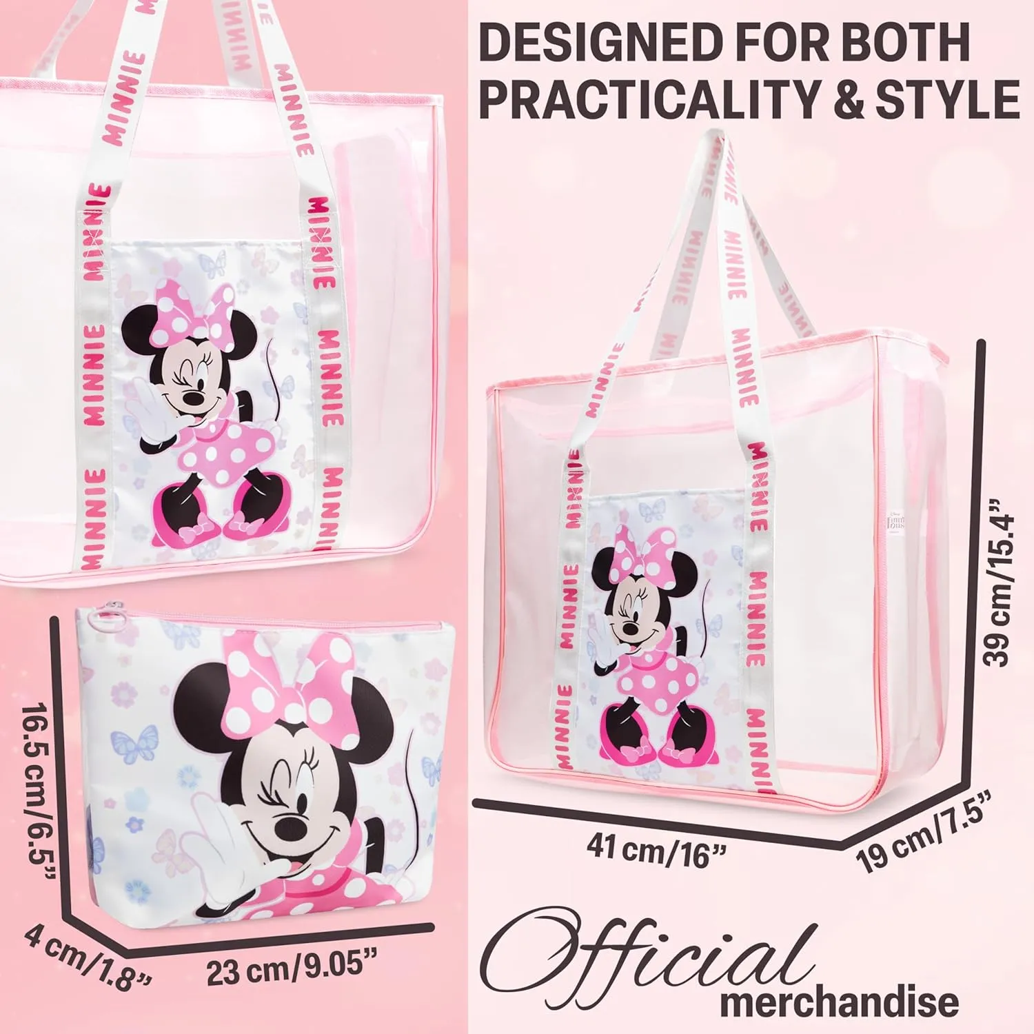 Tote Bag for Women Teens Mesh Beach Bag Travel Bags with Small Pouch