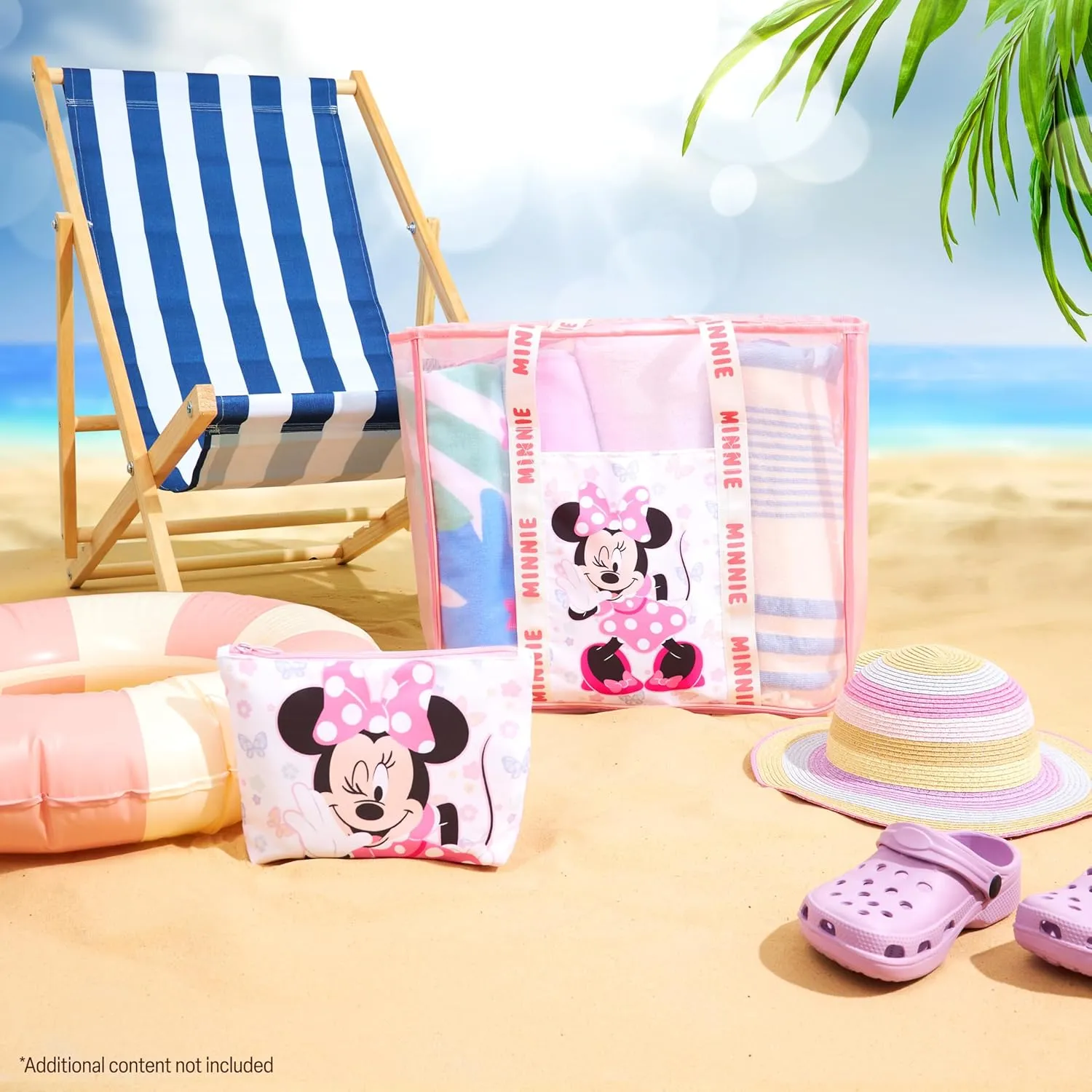 Tote Bag for Women Teens Mesh Beach Bag Travel Bags with Small Pouch