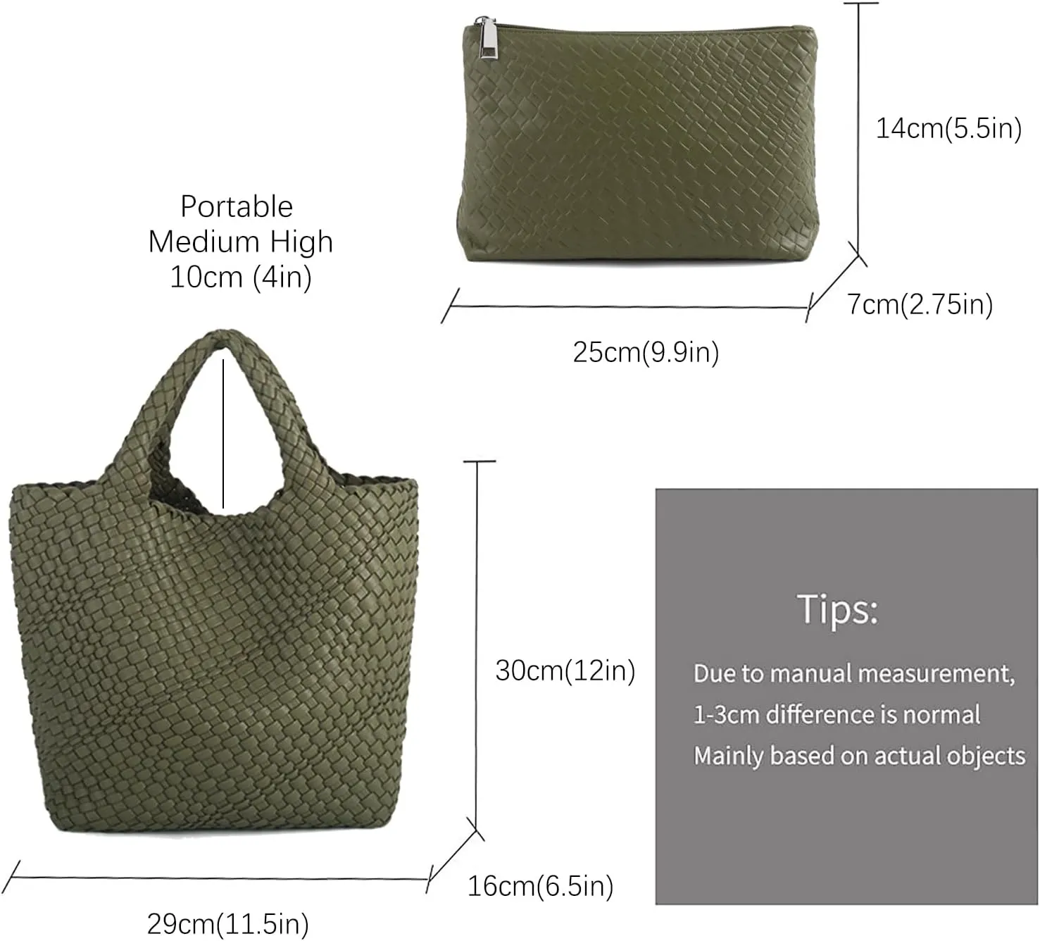 Tote Bag For Women Vegan Leather Handmade Woven Tote Bag Beach Bag Travel Handbag And Purse Top Handle Hobo Tote Bags