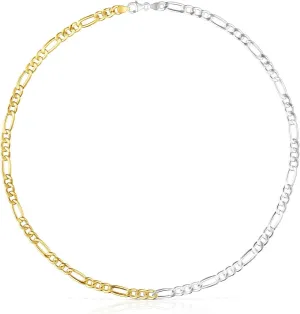 TOUS Basics Two-Tone Chain Necklace